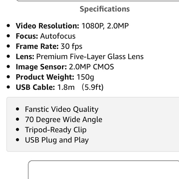 Webcam 1080P with Privacy Cover - Picture 7 of 15